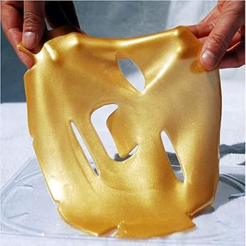 Nielies 24 K Gold Collagen Face Sheet Mask (15 Pcs) - Collagen Anti-Aging Korean Face Sheet Mask For All Skin Types - Facial Sheets Of Luxury With Collagen (24K Gold) : Beauty & Personal Care