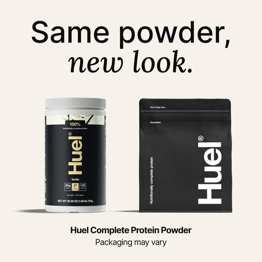 Huel Vegan Protein Powder | Strawberry | Complete Nutrition | 20G Protein, 27 Vitamins And Minerals, 100% Plant-Based, Gluten Free, Non-Gmo, Lactose Free | 26 Servings