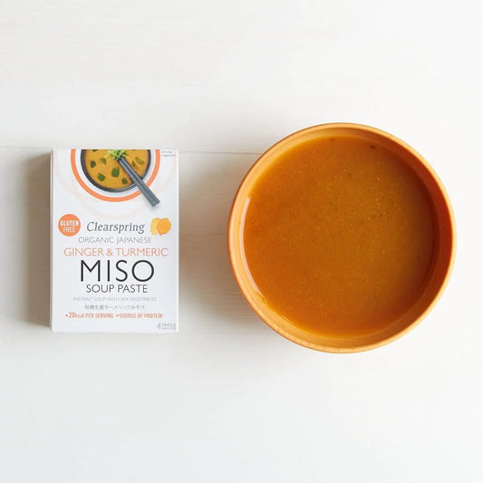 Clearspring Organic Instant Miso Soup Paste (Ginger & Turmeric)