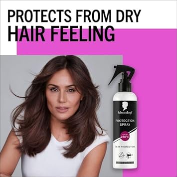 Schwarzkopf Protect & Repair Spray 150 Ml, Style & Repair, Up To 230°C Heat Protection, Less Hair Breakage, Heat Protectant