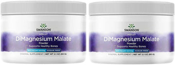 Swanson Albion Dimagnesium Malate 2.1 Ounce (60 G) Pwdr (2 Pack)