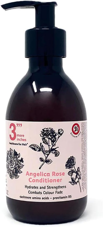 3'''More Inches Cashmere Protein Angelica Rose Conditioner 250Ml - Revitalizing Hair Strengthener, Nourishing Haircare- Conditioning Formula