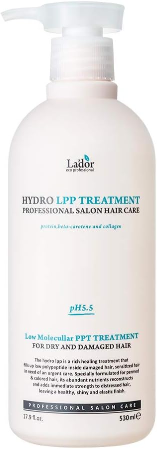 La'Dor Hydro Lpp Treatment Hair Conditioner Collagen Silk Protein Hair Pack 530 Ml Ph 5.5 Intensive Care Dry Damaged Colored Perm Thinning Jojoba Oil Without Silicones