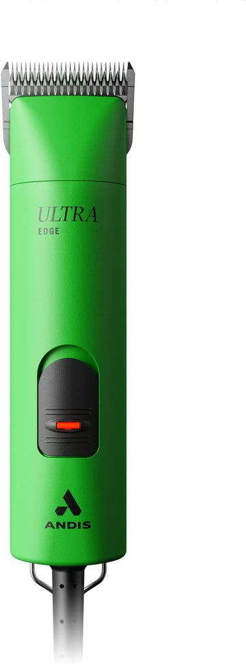 Andis 24715 Professional Ultraedge Super 2-Speed Detachable Blade Clipper β Rotary Motor With Shatter-Proof Housing, Runs Calm & Silent, 14-Inch Cord - For All Coats & Breeds - 120 Volts, Green