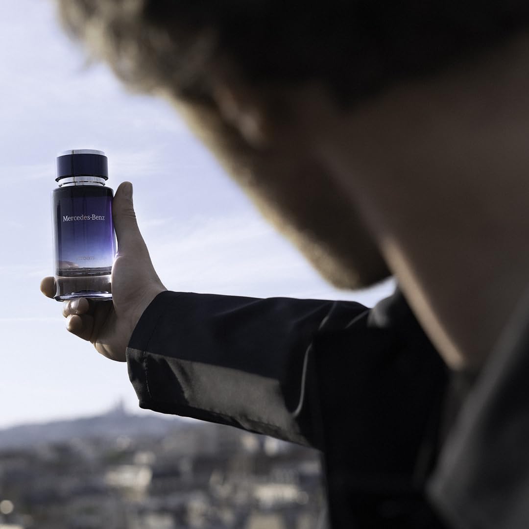 Mercedes Benz Ultimate Eau De Parfum Spray For Men - 4 Fl Oz - Luxury Long Lasting Fragrance With Notes Of Lavender, Apple & Cedar Wood - Perfume For Man : Beauty & Personal Care