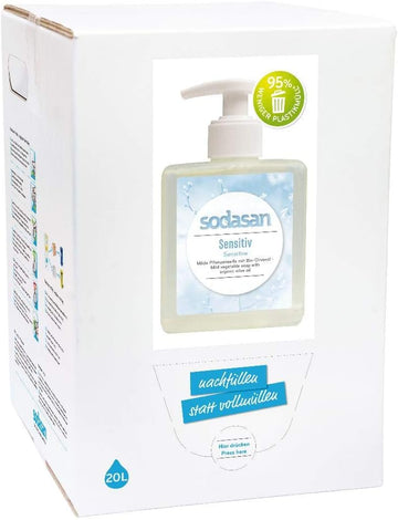 Sodasan Liquid Sensitive Soap 20 Litre Bag In Box