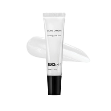 Pca Skin Acne Treatment Cream For Face - Daily Facial Spot Treatment With 5% Benzoyl Peroxide & Hydrating Lactic Acid For Acne-Prone Skin (0.5 Oz)