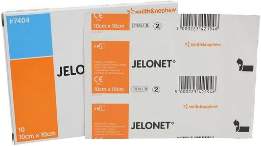 Jelonet Paraffin Gauze Dressing - 10Cm X 10Cm (X10)