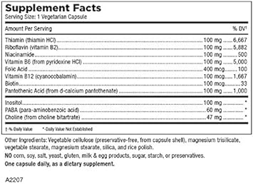 Mt. Angel Vitamins - B-Good Com (Vitamin B Complex), Healthy Nervous System Support (90 Vegetarian Capsules)