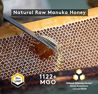 Raw Manuka Honey Bundle - New Zealand Honey Co. Umf 24+ / Umf 20+, Umf Certified / 8.8Oz : Grocery & Gourmet Food