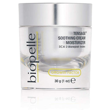 Biopelle Tensage Growth Factor Soothing Cream Face Moisturizer With Sca 3 Biorepair Index, 1 Oz