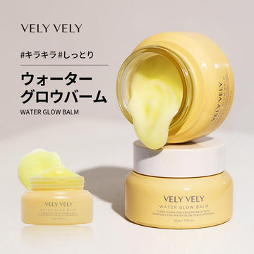Vely Vely Water Glow Balm Moisturizer - Glowing Moisturizing Gel Hydrating For All Skin Types (50 G/1.76 Oz)