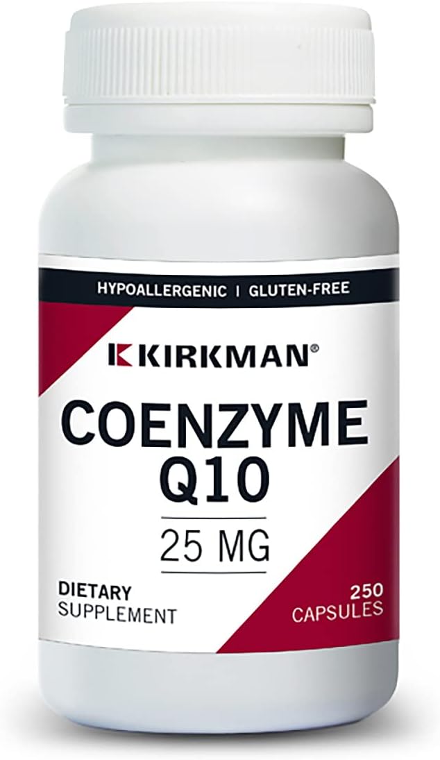 Kirkman Coenzyme Q10-25 Mg - 250 Capsules : Health & Household