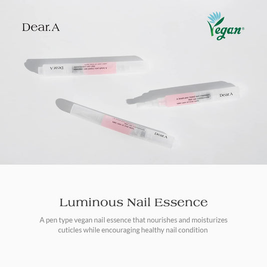 Dr.Althea Dear.A Luminous Nail Essence - Vegan, Cruelty Free, Cuticle To Nails, Easy To Use