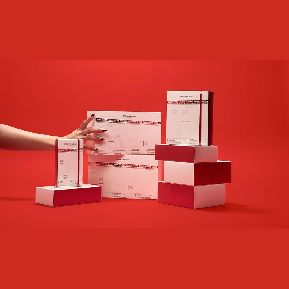 Grown Alchemist Giving Me Time, Limited Edition Gift Set & Value pack - 100ml Gentle Gel Facial Cleanser, 75ml Polishing Exfoliator, 25ml Instant Smoothing Serum & 65ml Skin Renewal Day Cream : Amazon.co.uk: Beauty