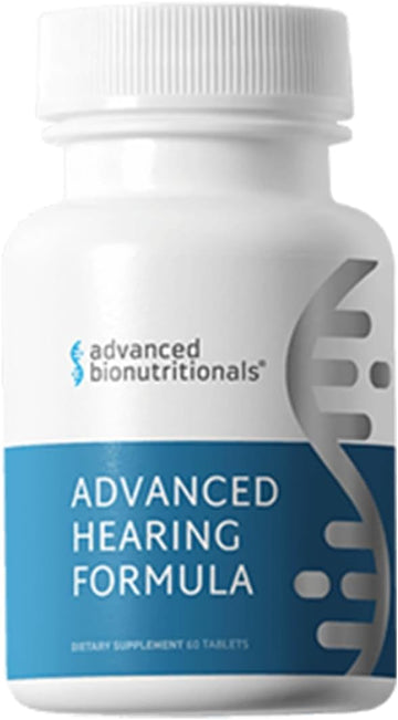 β Advanced Hearing Formula Supplement, Ear Health Vitamins, Support Auditory Nerve Function, Multivitamin With Vitamins A, C, E, Folic, Calcium, Magnesium, Zinc (60 Tablets)