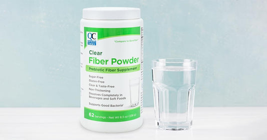 Quality Choice Clear Prebiotic Fiber Supplement Powder For Digestive Health - Tasteless, Non-Thickening Formula - 62 Servings, 8.3 Ounces - Ideal For Adults & Children 6 & Up Daily Fiber Powder
