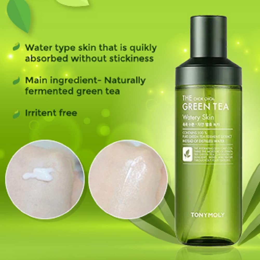 Tonymoly The Chok Chok Green Tea Watery Skin, 6 Fl Oz