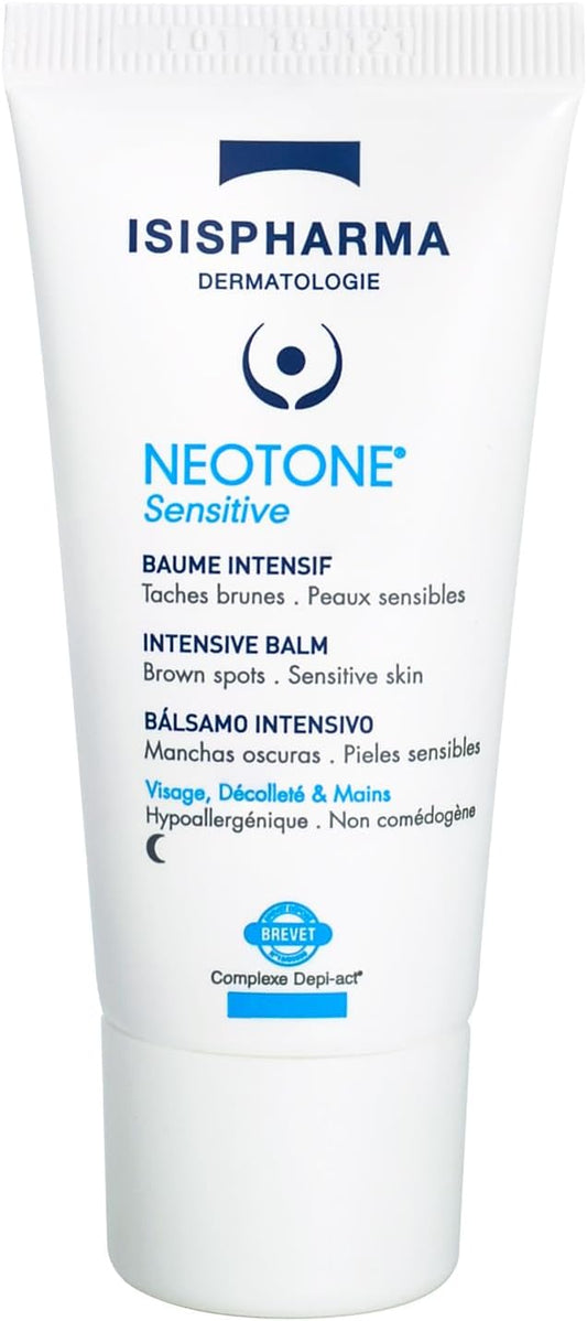 Isispharma Neotone Sensitive - Micellar Water To Reduce Dark Spots And Pregnancy Spots - Night Care Makeup Remover For Sensitive Skin - Brown Seaweed From Brittany And Shea Butter - Made In France