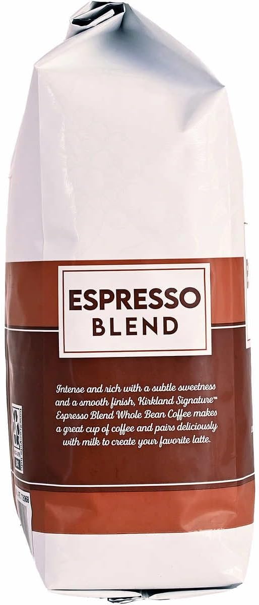 Kirkland Signature Whole Bean Coffee Espresso Blend, 1.13Kg