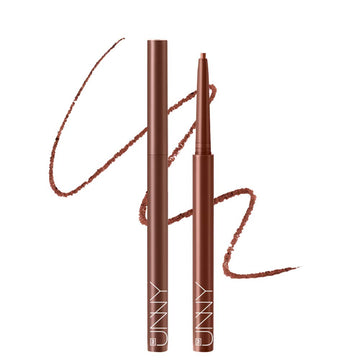 Im Unny Skinny Fit Slim Eyeliner Pencil S04. Red Brown, All Day Waterproof, Smooth Easy Drawing Long Lasting Gel Soft Touch Vivid Color,1 Count Korean Makeup