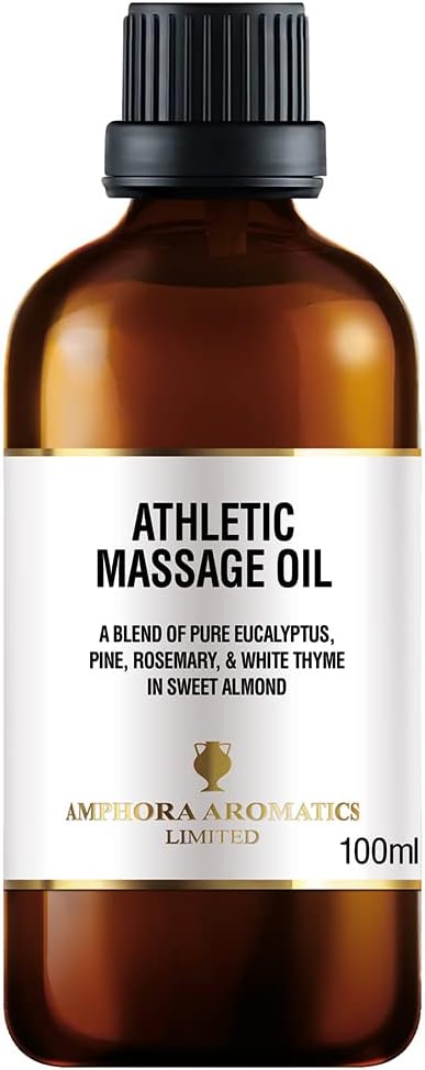 Amphora Aromatics Athletic Massage Oil 100ml - Glass : Amazon.co.uk: Health & Personal Care