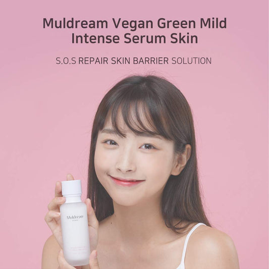 Vegan Green Mildintense Serum Skin 3.71 Fl Oz - Sos Repair Skin Barrier Solution