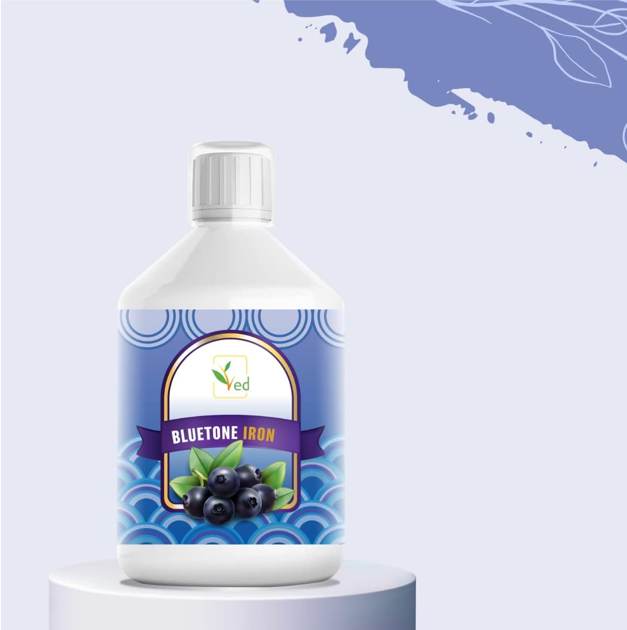 Liquid Iron Supplement - Bluetone, Suitable for Vegans and Vegetarians, Iron Supplement, Natural Iron in Mixed Fruit Flavor - 500 ml, 15 ml dose per Day, 33 doses : Amazon.co.uk: Health & Personal Care