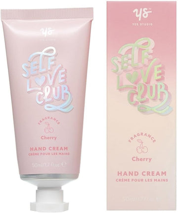 Yes Studio Self Love Club Cherry Fragranced Nourishing Hand Cream Tube 50Ml