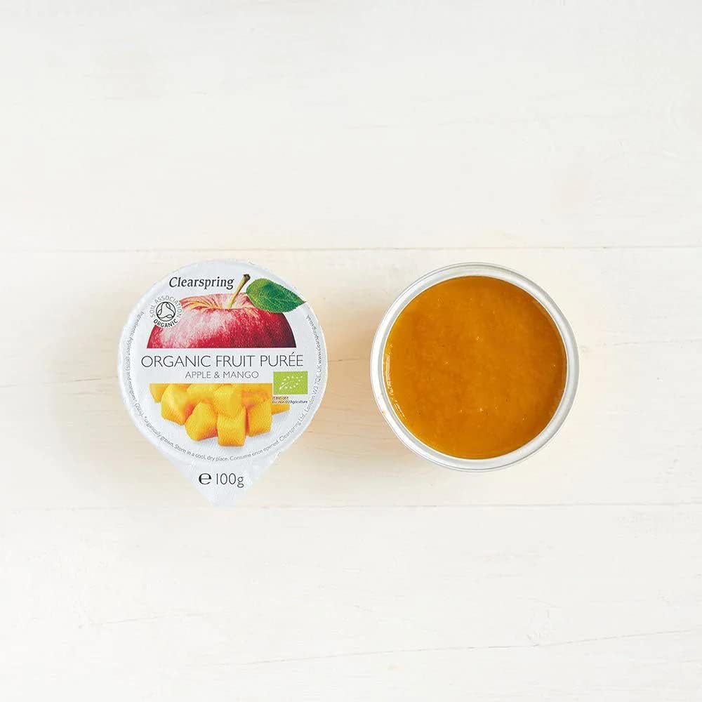 Clearspring Organic Fruit Purée - Apple & Mango : Amazon.co.uk: Grocery