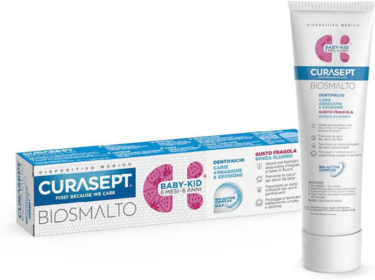 Biosmalto Baby Kid - Toothpaste 6 Months - 6 Years 50 Ml - Strawberry