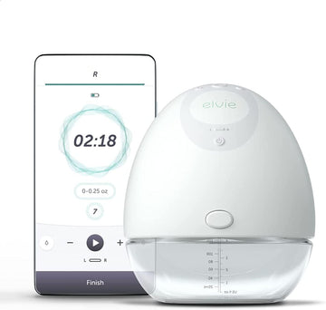 Elvie - Double, Wearable Breast Pump W/App - The Smallest & Quietest - Portable - Hands Free & Discreet - Automated With Four Personalized Settings