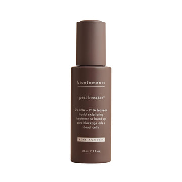 Bioelements Peel Breaker - 1 Fl Oz - 2% Bha + Pha Leave-On Liquid Exfoliating Treatment To Break Up Pore Blockage Oils + Dead Cells - Vegan, Gluten Free - Never Tested On Animals