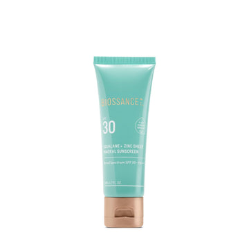 Biossance Squalane + Zinc Sheer Mineral Sunscreen Lotion – Broad-Spectrum Spf 30 With Zinc Oxide And Ectoin – Weightless With Non-Greasy, Dewy Finish – Hydrating Moisturizer & Makeup Primer