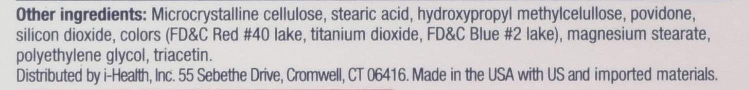 AZO All Natural Concentrated Cranberry Tablets, 50 Count : Health & Household