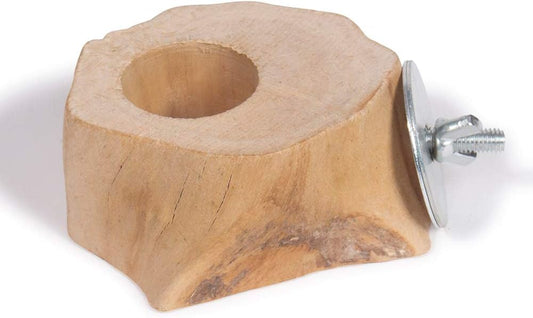 Platform Parrot Perch With Treat Well