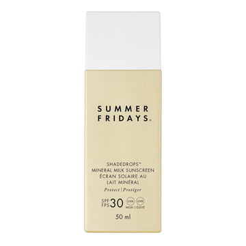 Summer Fridays Shadedrops Broad Spectrum Spf 30 Mineral Milk Sunscreen With Zinc Oxide - Lightweight, Moisturizing Formula With A Soft, Natural Finish (1.7 Fl Oz)
