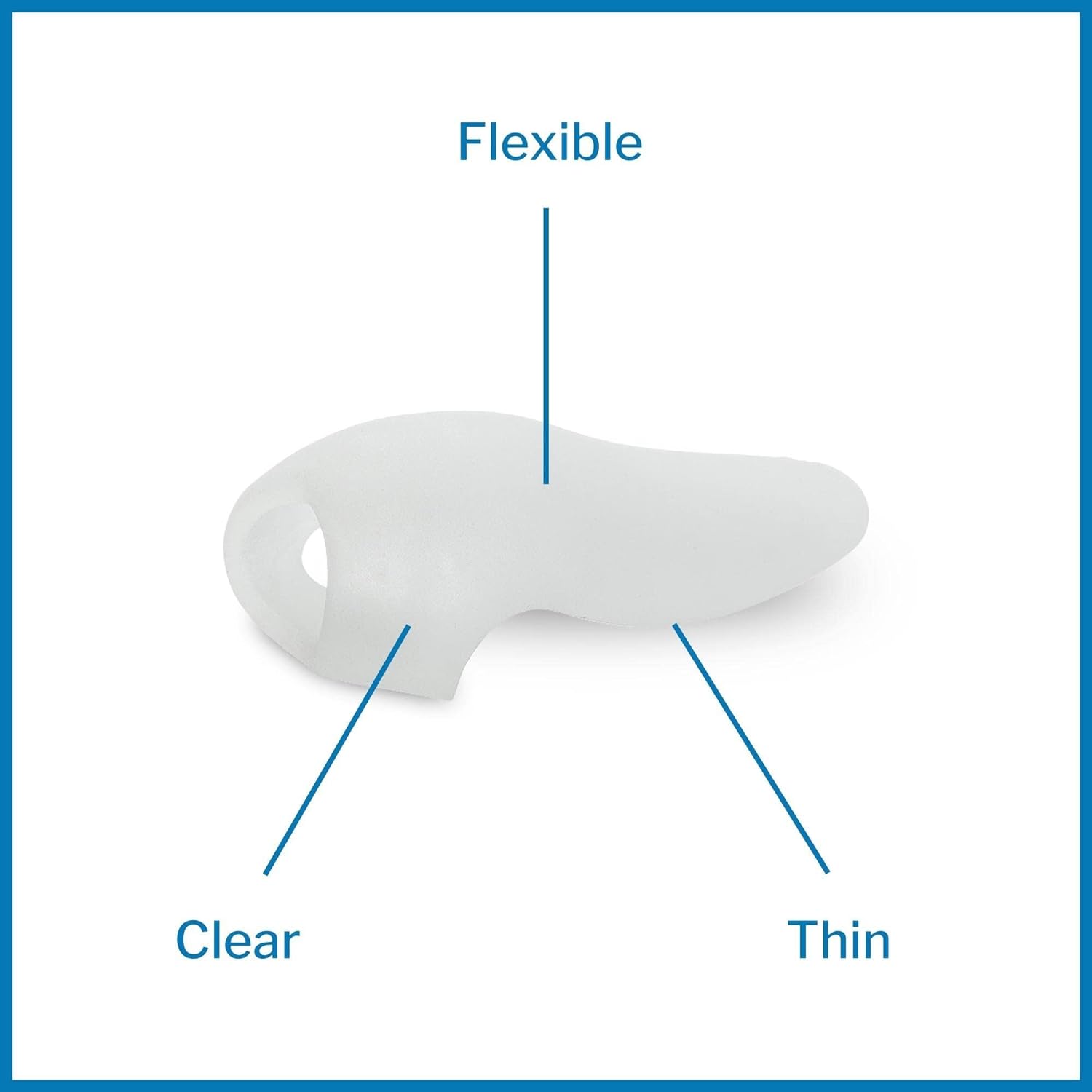 McKesson Bunion Shield, Gel Pads, Cushions, Guard, For Men and Women, 1 Count