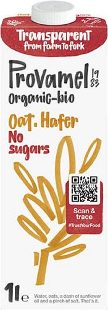 Provamel Organic Oat Drink Unsweetened 1L