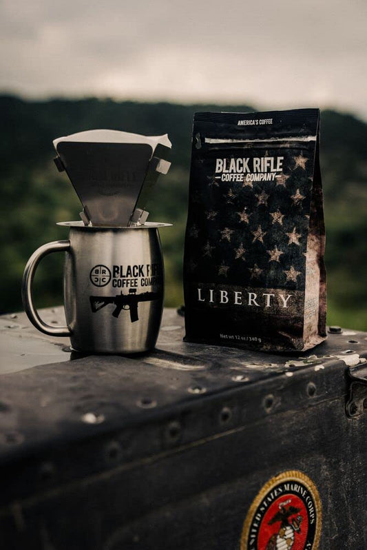 Black Rifle Coffee Company Liberty Roast, Medium Roast Ground Coffee, 12 Oz Bag