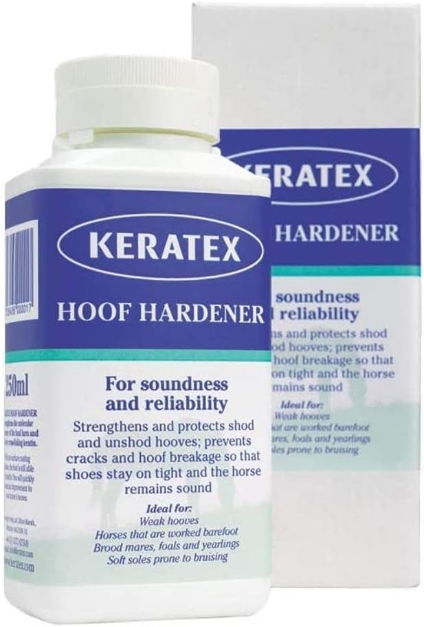 William Hunter Equestrian Keratex Hoof Hardener - Makes Brittle Or Weak Hooves Strong And Healthy - 250Ml