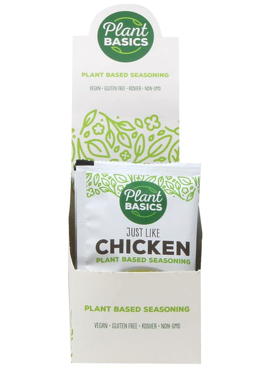 Plant Basics - Plant Based Seasoning, Just Like Chicken, 2 Ounce (Pack Of 12), Vegan, Gluten Free, Kosher, Non-Gmo