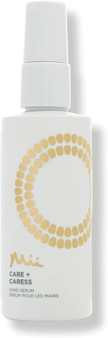 Mii Cosmetics Care + Caress Hand Serum | Concentrated Hand Serum For Very Dry Hands, Deeply Nourishing Hand Lotion With Niacinamide | Hydrating Hand Moisturiser For Youthful-Looking Hands | 100Ml