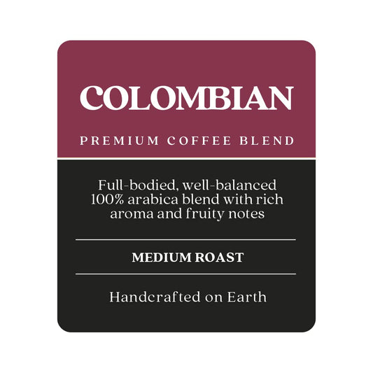 Copper Moon Medium Roast Whole Bean Coffee, Colombian Blend, 5 Lb