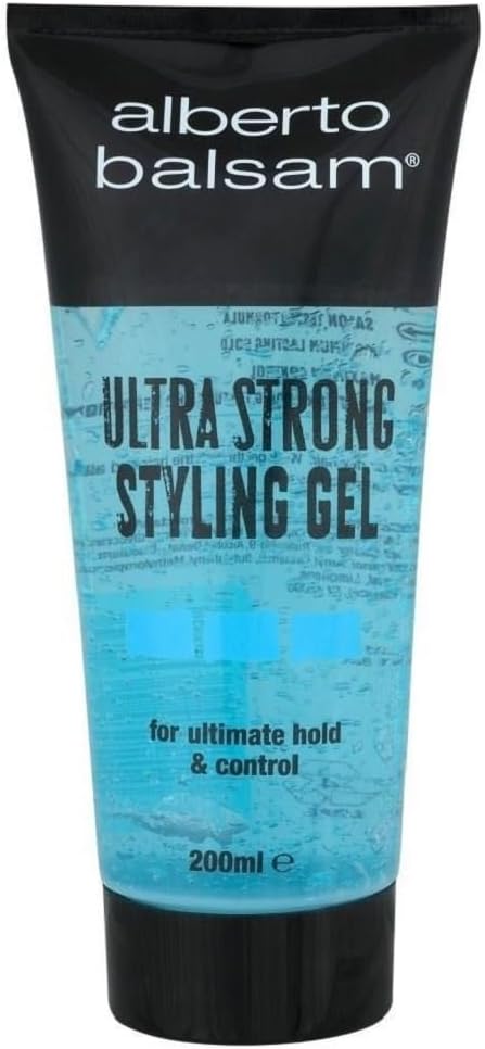 Alberto Balsam Ultra Strong Styling Gel 200Ml (Pack Of 6 X 200Ml)