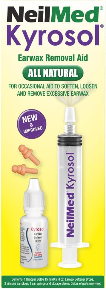 Squip Neilmed Kyrosol All-Natural Earwax Removal Aid, Original Version