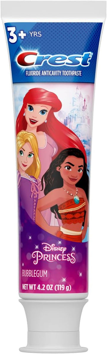Oral-B Stages Paste,Disney Princess, 4.2-Ounce Tubes Bubble Gum