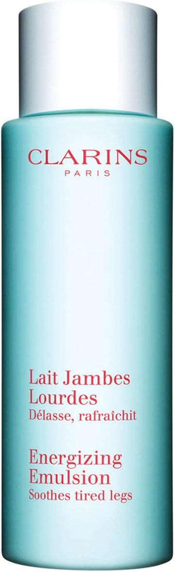 Clarins Energizing Emulsion For Tired Legs 125Ml | Refreshing Leg & Foot Lotion With Camomile, Cypress & Witch Hazel | Cooling Relief For Heavy, Aching Legs | Hydrates & Revives After Long Days