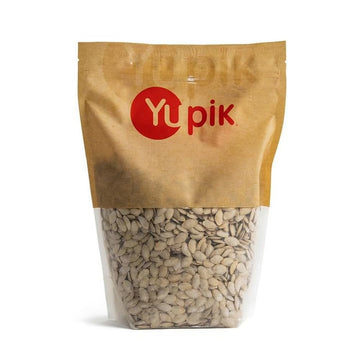 Yupik Semi-Salted Pumpkin Seeds In Shell, 1 Lb, On The Go Savory Snack, Roasted Pumpkin Seeds, Salted Pepitas
