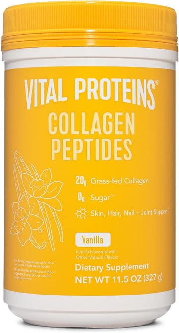 Vital Proteins Collagen Peptides Powder, Helps Support Healthy Hair, Skin, Nails, Bones And Joints - Vanilla 11.5 Oz